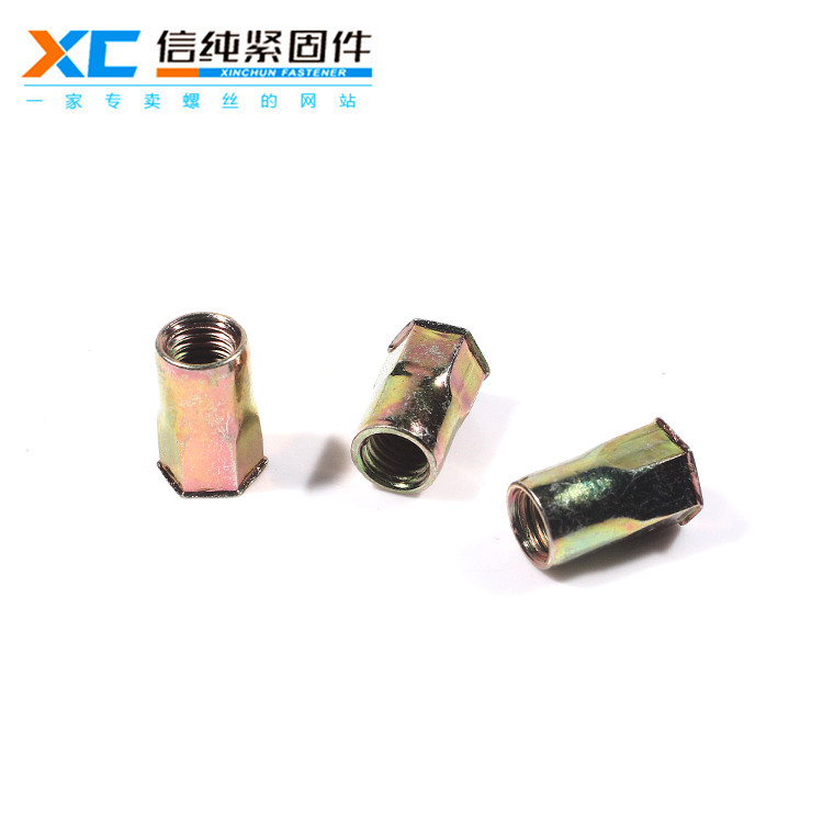 镀彩锌法兰螺母（新品）